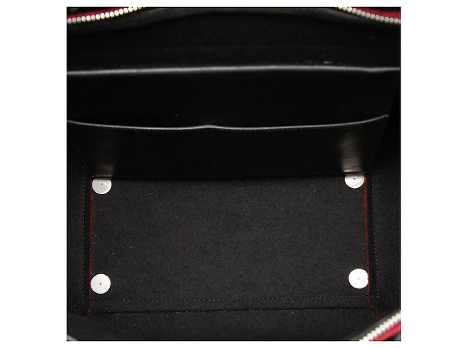 Belt Bag Céline Bolsa tiracolo Celine Red Mini em feltro e pele de vitela Vermelho - vista 4