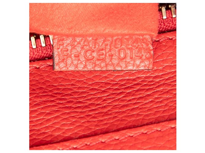 Céline Celine Red Micro Calfskin Luggage Tote Rot - Ansicht 6