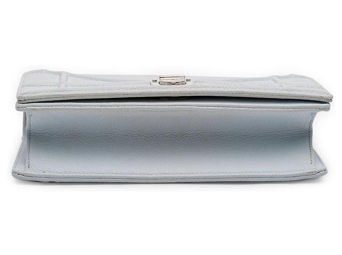 Dior Blue Small Grained Calfskin Diorama Flap Blu chiaro - vista 3