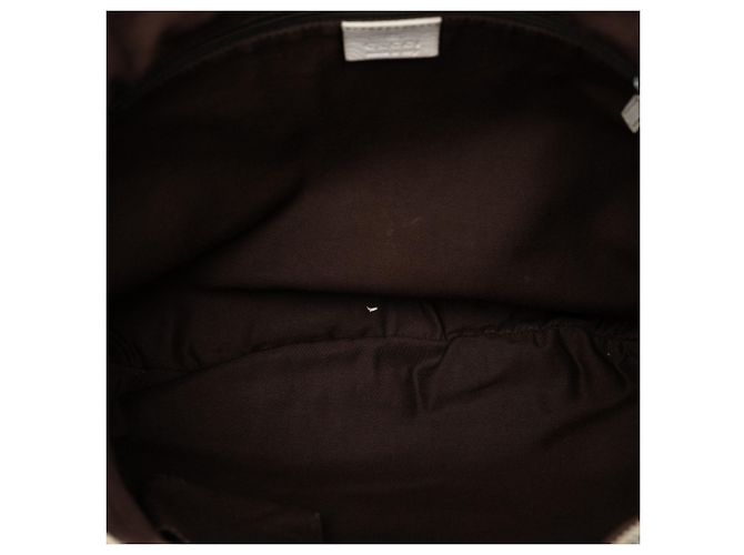 Sac bandoulière Gucci Abbey en toile GG beige avec anneau en D - vue 4