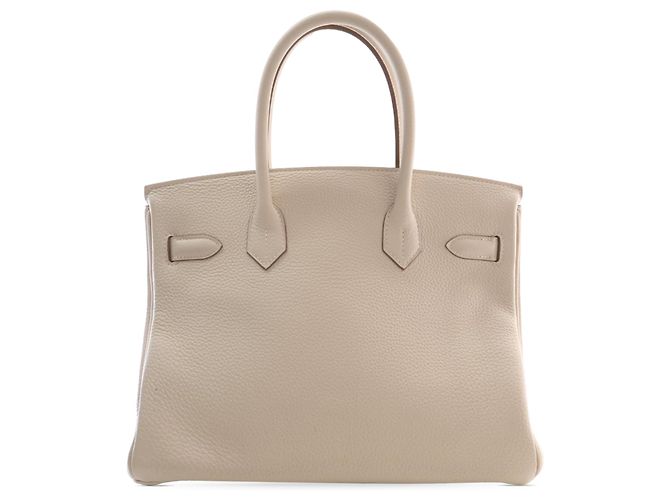 Hermès White Togo Birkin Retourne 30 Bianco Crudo - vista 2