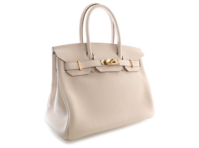 Hermès White Togo Birkin Retourne 30 Bianco Crudo - vista 7
