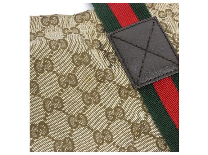 Borsa a mano Gucci beige e marrone - vista 4