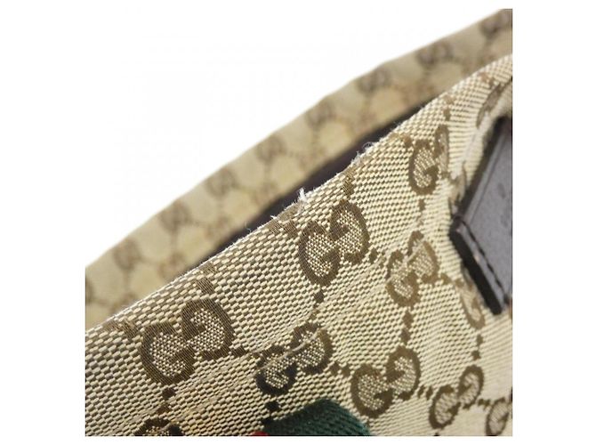 Borsa a mano Gucci beige e marrone - vista 6