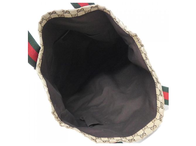 Borsa a mano Gucci beige e marrone - vista 9