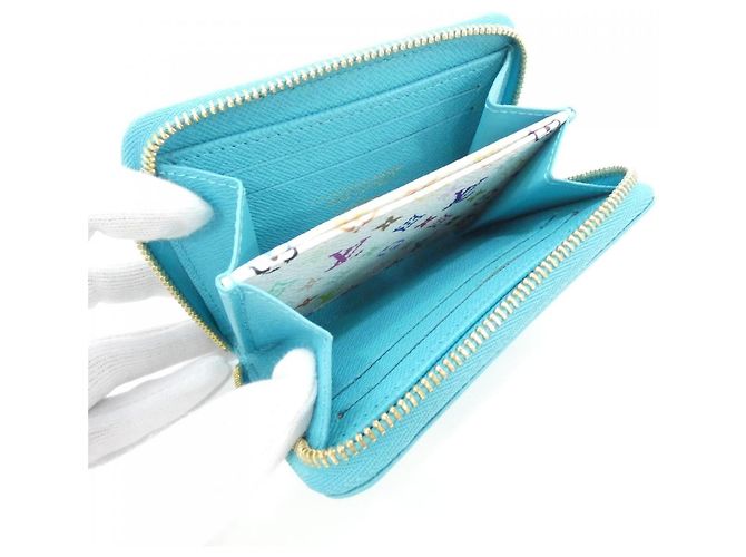 Monedero Louis Vuitton Epi Zippy Azul - vista 8