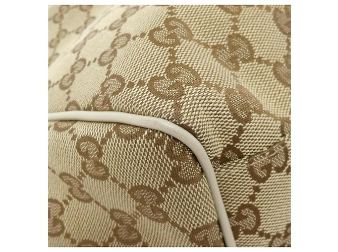 Borsa Gucci Sukey in tela GG beige Crudo - vista 3