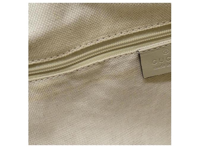 Borsa Gucci Sukey in tela GG beige Crudo - vista 7