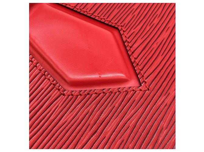 Borsa Louis Vuitton Epi Sablon Rosso - vista 7
