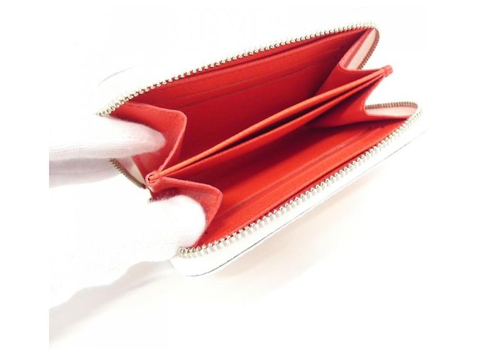 Monedero Zippy Epi Louis Vuitton Blanco Roja - vista 6