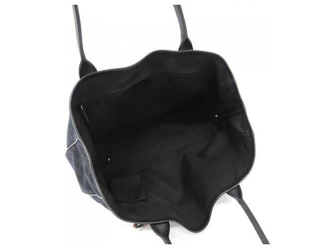 Borsa Gucci GG Canvas Nero - vista 5