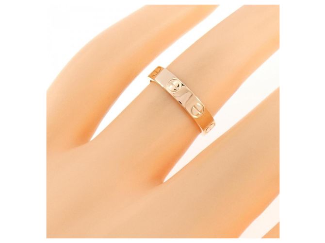 Anello Mini Love di Cartier in oro rosa D'oro - vista 4