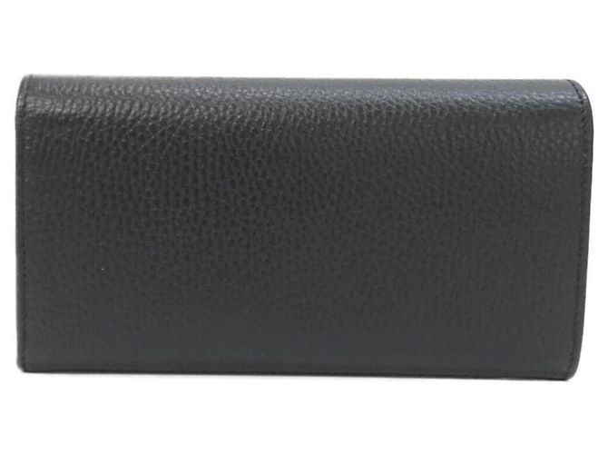 Cartera larga de cuero negro Gucci - vista 2