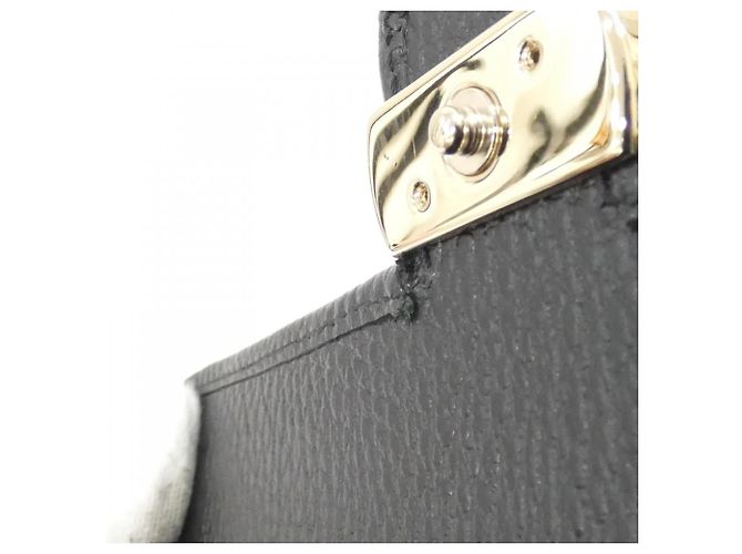 Cartera larga de cuero negro Gucci - vista 5