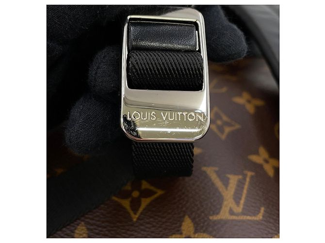 Zaino Louis Vuitton Monogram Macassar Josh NV M45349 Marrone Nero Monogramma - vista 13