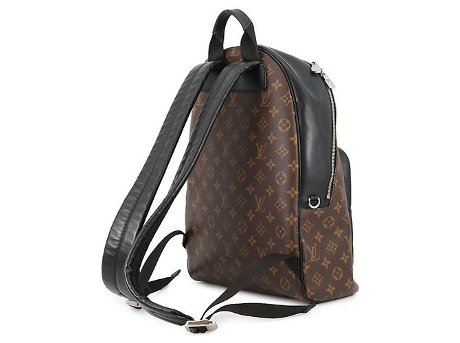 Zaino Louis Vuitton Monogram Macassar Josh NV M45349 Marrone Nero Monogramma - vista 2