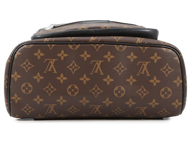 Zaino Louis Vuitton Monogram Macassar Josh NV M45349 Marrone Nero Monogramma - vista 3