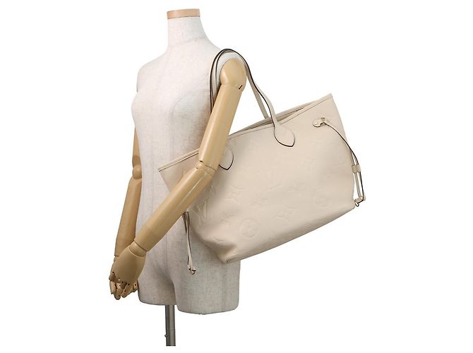 Borsa Tote Louis Vuitton Monogram Empreinte Crudo - vista 4