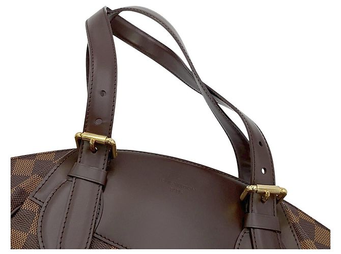 Verona Borsa a tracolla Louis Vuitton Damier Ebene Rosso - vista 13