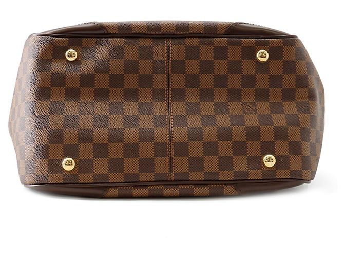 Verona Borsa a tracolla Louis Vuitton Damier Ebene Rosso - vista 4