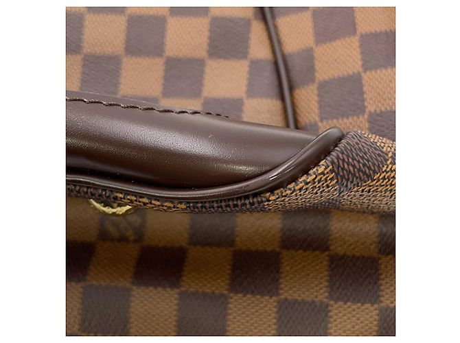 Verona Borsa a tracolla Louis Vuitton Damier Ebene Rosso - vista 7
