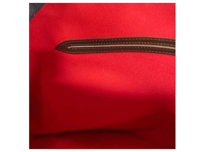 Verona Borsa a tracolla Louis Vuitton Damier Ebene Rosso - vista 9