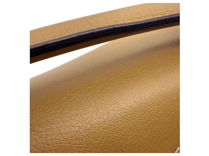 Borsa a mano mini in pelle Loewe Puzzle Bag Marrone Bianco Beige - vista 8