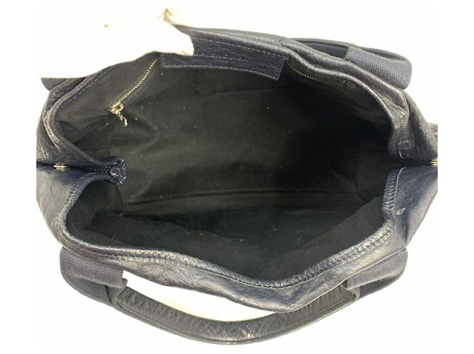 Borsa Cabas S blu navy Balenciaga - vista 9