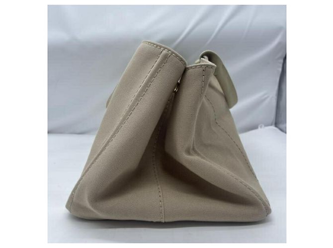 Bolso Tote Prada Canapa Beige - vista 3