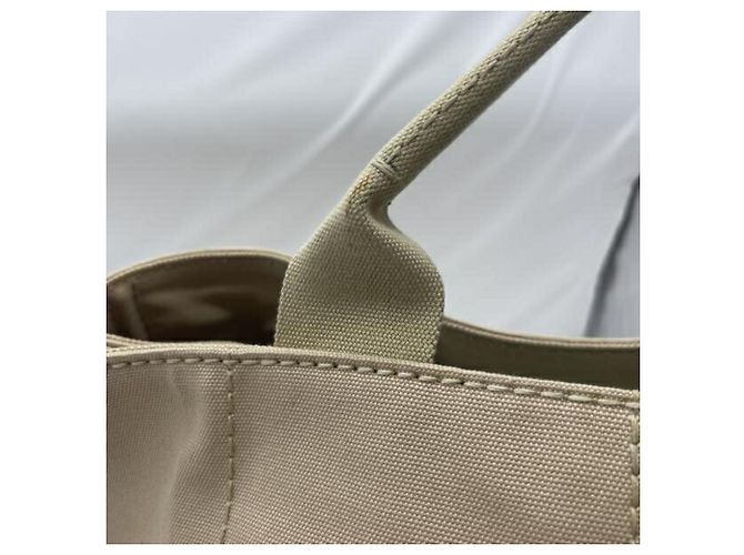 Bolso Tote Prada Canapa Beige - vista 5