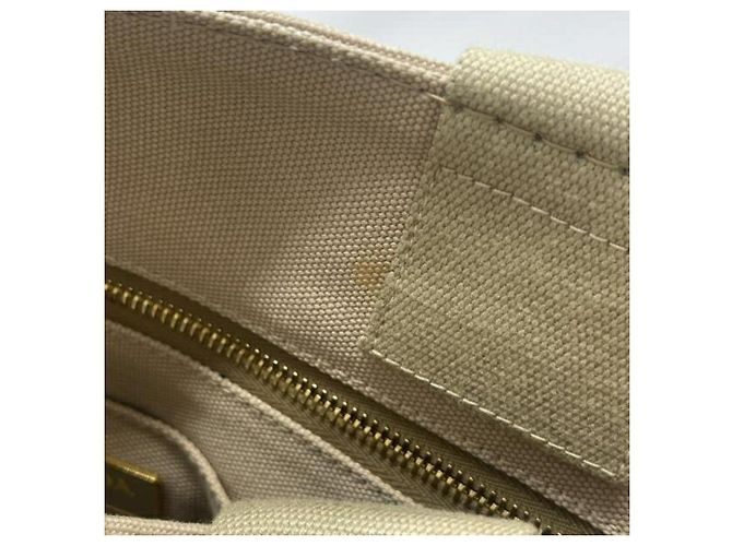 Bolso Tote Prada Canapa Beige - vista 7