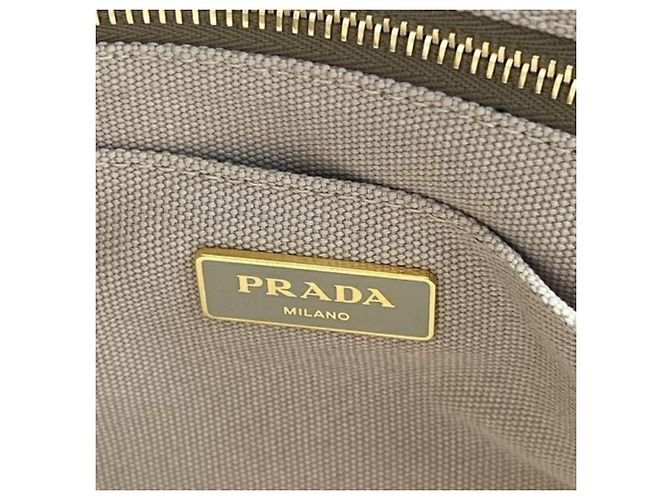 Bolso Tote Prada Canapa Beige - vista 9