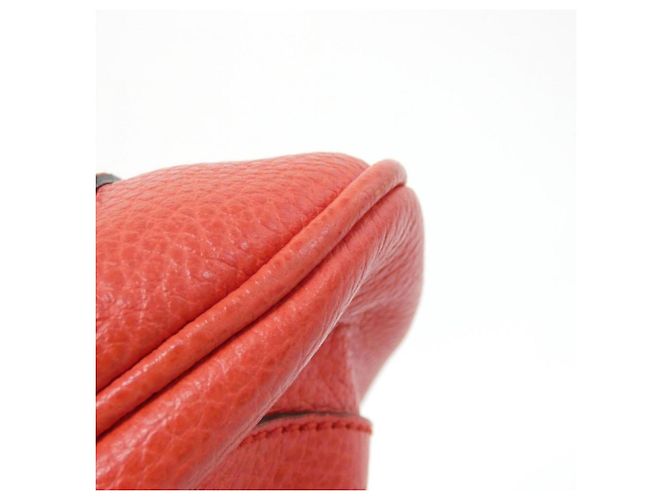 Borsa a tracolla in pelle rossa Gucci 265691 Rosso - vista 3
