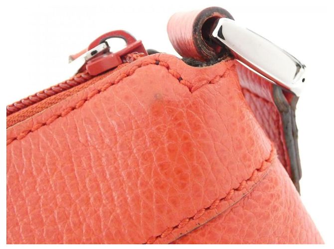Borsa a tracolla in pelle rossa Gucci 265691 Rosso - vista 4