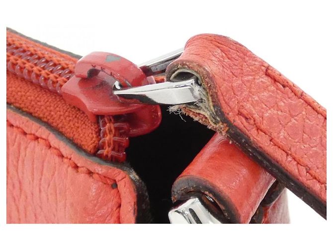 Borsa a tracolla in pelle rossa Gucci 265691 Rosso - vista 6