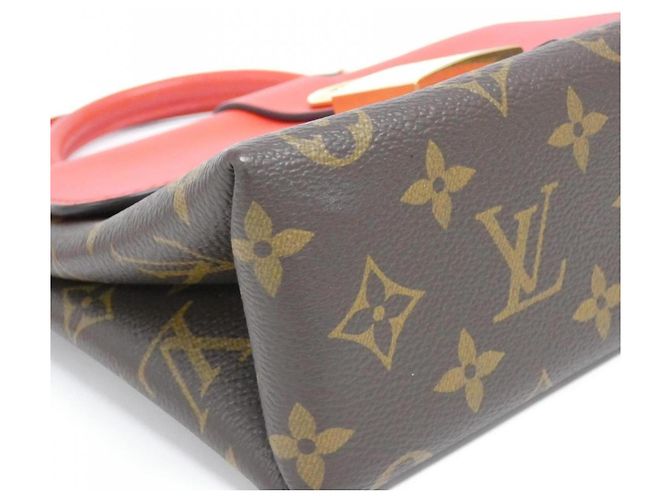 Borsa Louis Vuitton Monogram Rocky BB M44322 Marrone Rosso - vista 3