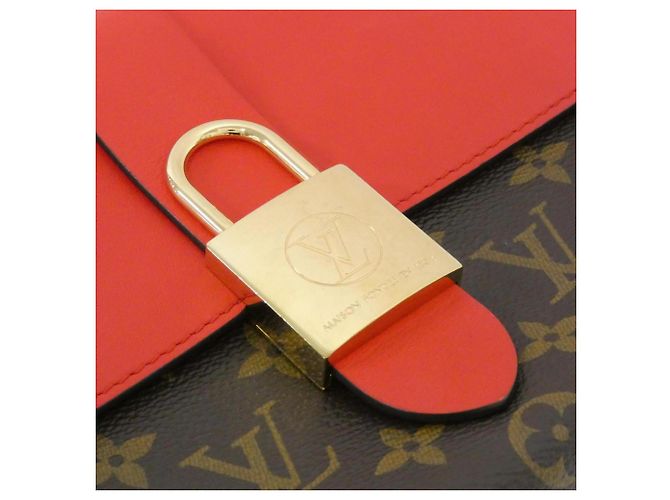 Borsa Louis Vuitton Monogram Rocky BB M44322 Marrone Rosso - vista 5