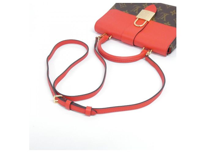 Borsa Louis Vuitton Monogram Rocky BB M44322 Marrone Rosso - vista 7