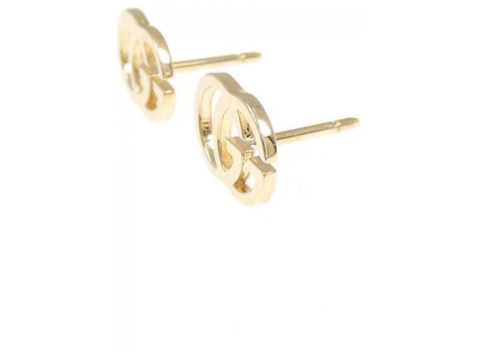 Orecchini Gucci GG Stud in oro giallo 18K - vista 2