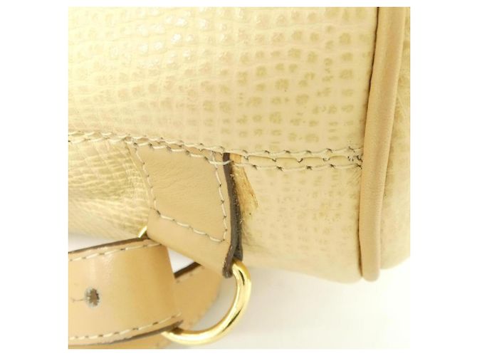 Christian Dior Beige Leather Backpack - view 3