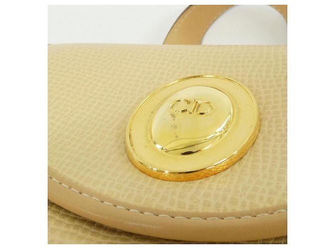 Christian Dior Beige Leather Backpack - view 4