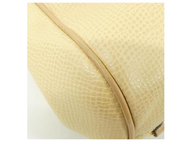 Christian Dior Beige Leather Backpack - view 6