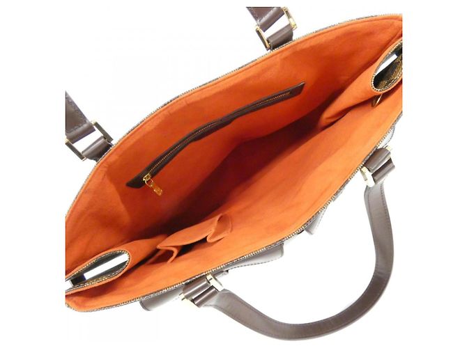 Borsa Louis Vuitton Damier Uzès Marrone - vista 10