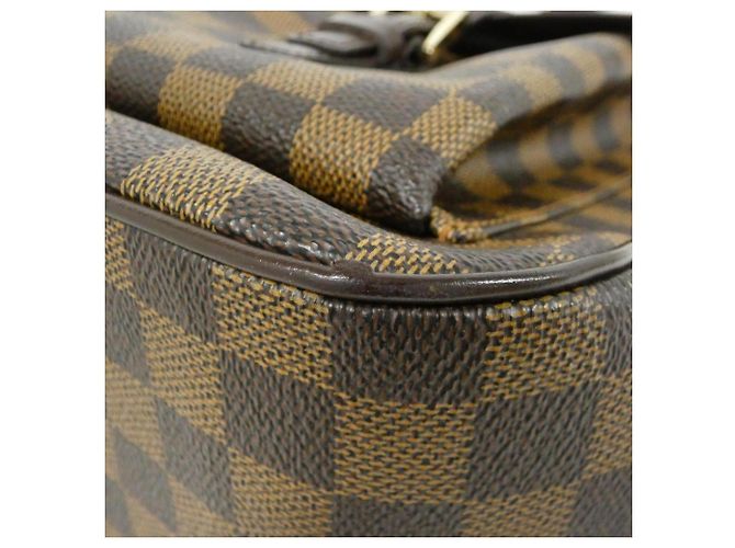 Borsa Louis Vuitton Damier Uzès Marrone - vista 3