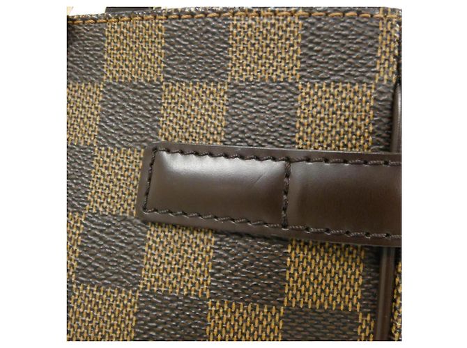 Borsa Louis Vuitton Damier Uzès Marrone - vista 5
