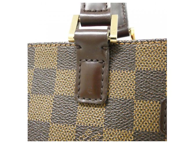 Borsa Louis Vuitton Damier Uzès Marrone - vista 7
