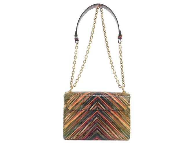 Sac à épaule Louis Vuitton Epi Tropical Twist MM Marron Beige - vue 2