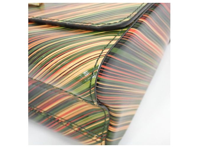 Sac à épaule Louis Vuitton Epi Tropical Twist MM Marron Beige - vue 3