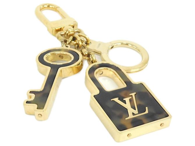 Portachiavi Confidence Louis Vuitton Marrone D'oro - vista 2