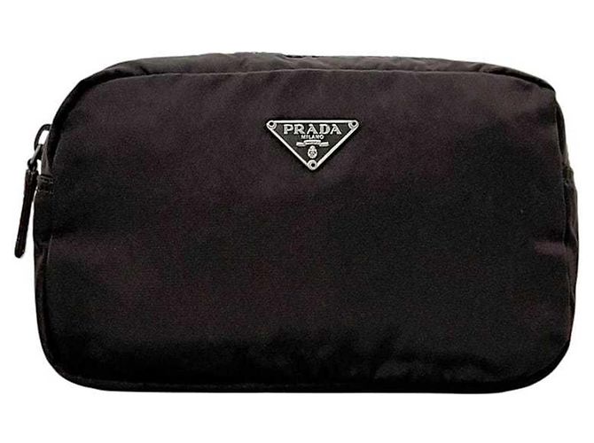 Pochette de Nylon Tessuto Prada Castaño Marrón oscuro - vista 2